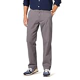 Amazon Essentials Men's Classic-Fit Casual Stretch Chino Pant, Dark Grey, 42W x 29L
