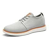 Bruno Marc Mens AirEaseⅠ Mesh Sneakers Oxfords Lace-Up Lightweight Casual Walking Shoes, Grey -...
