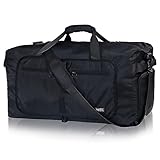 Fmeida 65L Duffle Bag with Shoes Compartment, Foldable Travel Duffel Bags for Men Women, Large...