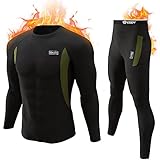 romision Long Johns for Men Thermal Underwear Set Winter Hunting Gear Sport Bottom Top Base Layer...