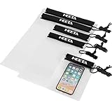 HEETA 5-Pack Clear Waterproof Dry Bag, Water Tight Cases Pouch Dry Bags for Camera Mobile Phone...