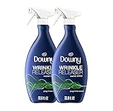 Downy Wrinkle Releaser Fabric Refresher Spray, Odor Eliminator, Ironing Aid and Anti Static Spray,...