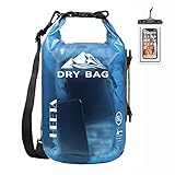 HEETA Dry Bag Waterproof for Women Men, Roll Top Lightweight Dry Storage Bag Backpack with Phone...