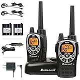 Midland GXT1000VP4 - 50 Channel GMRS Two-Way Radio - Long Range Walkie Talkie with 142 Privacy...