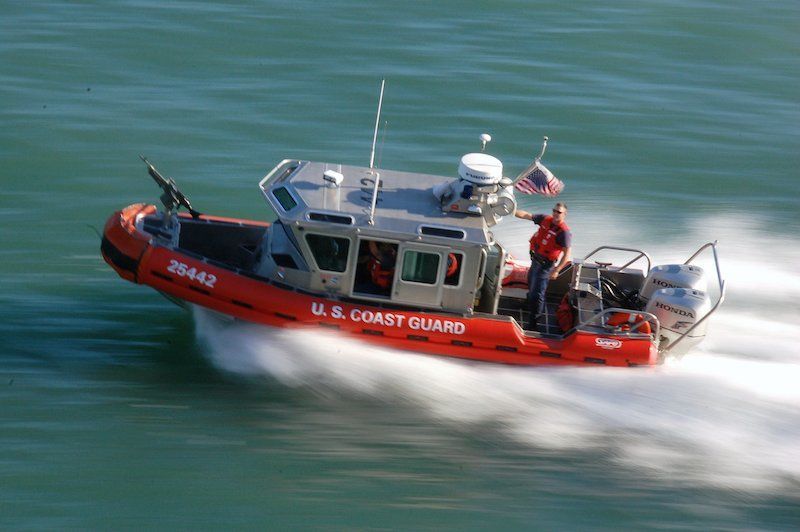 coast guard speed boat