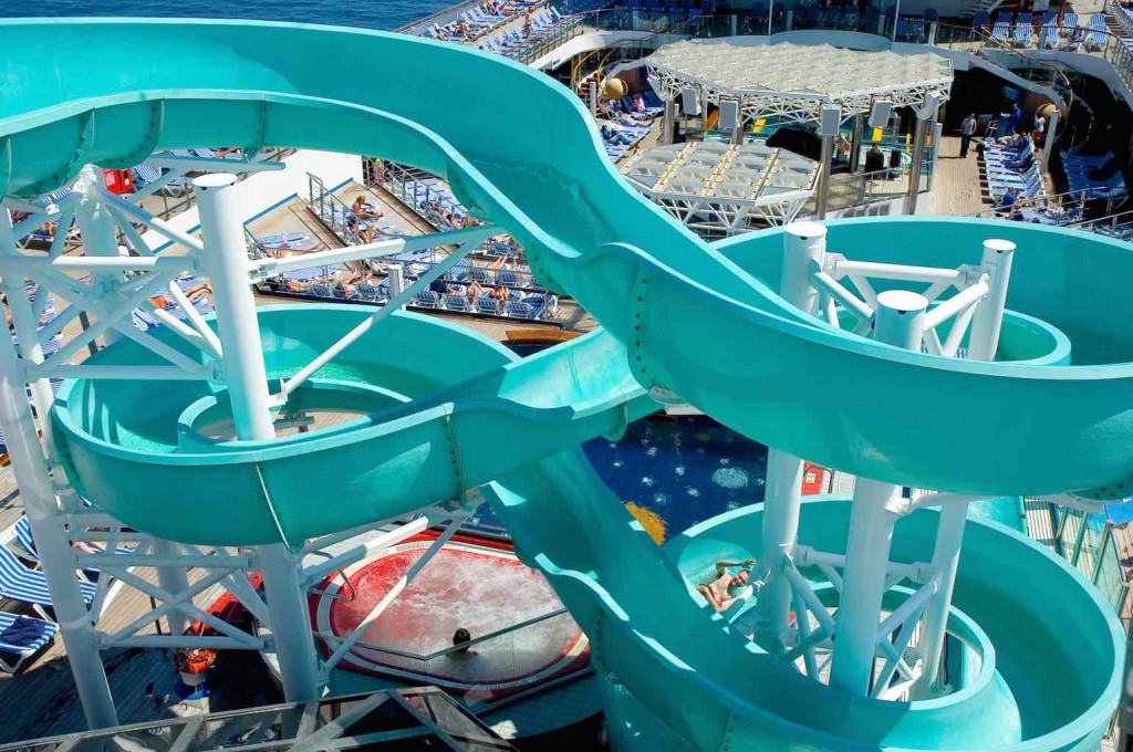 Carnival Triumph waterslide