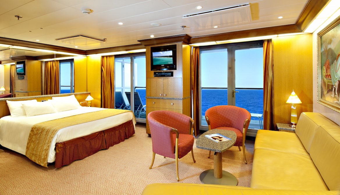 Carnival Spirit Grand Suite cabin - Cruise Deals Expert