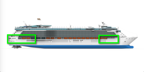 cruise ship starboard illustration