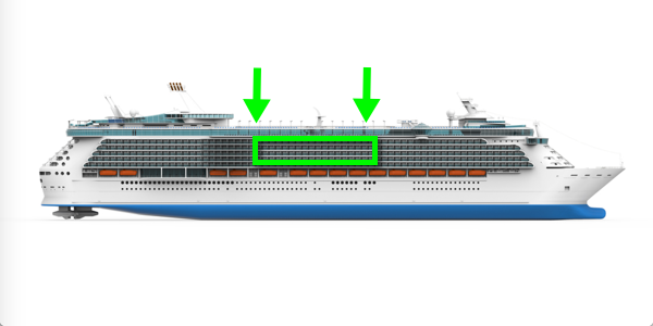 cruise ship starboard illustration