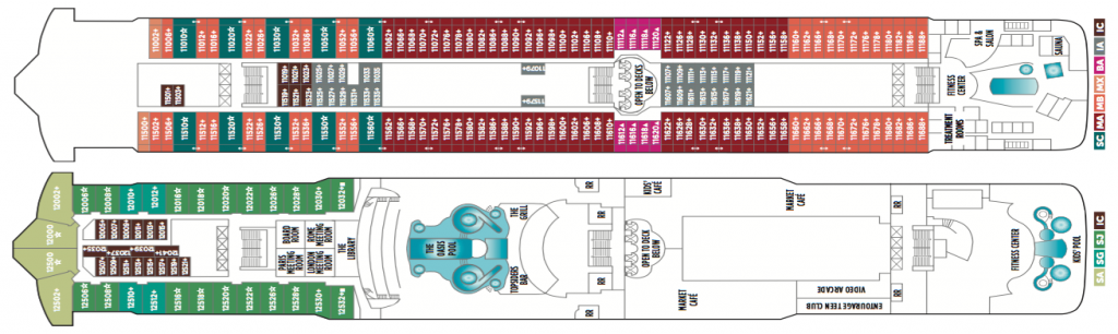 Norwegian Star deck plans