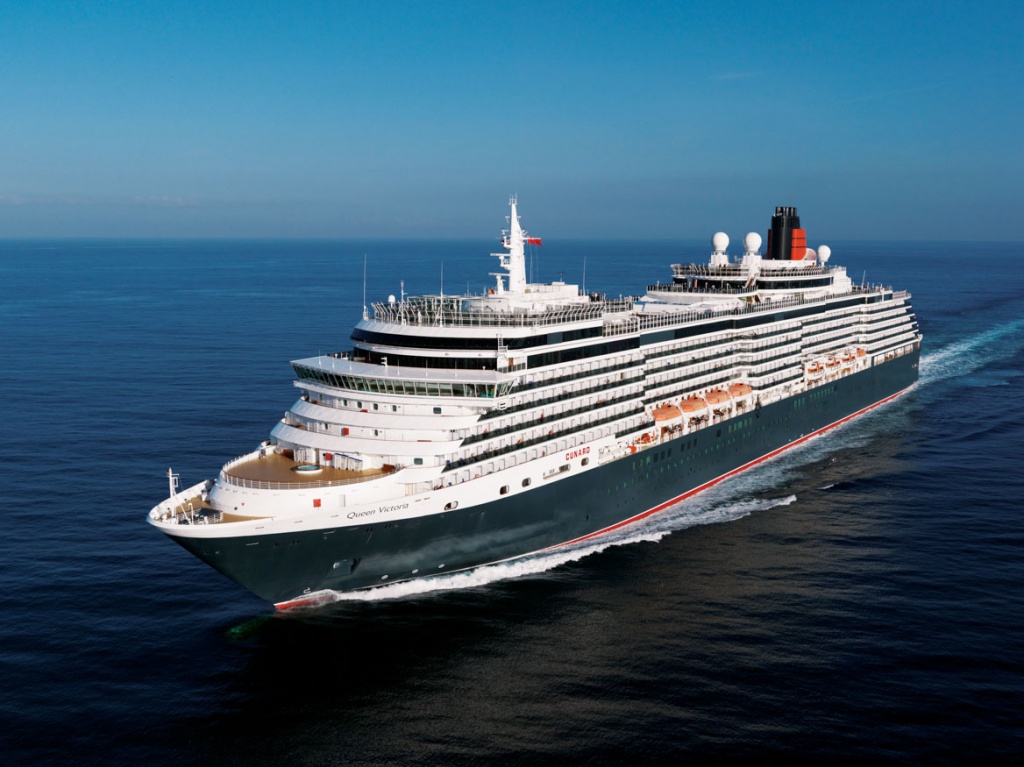 Queen Victoria cruise ship exterior