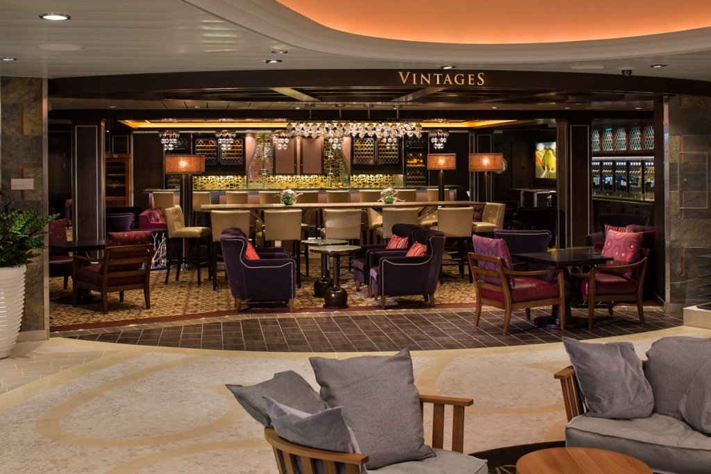 Vintages onboard Ovation of the Seas