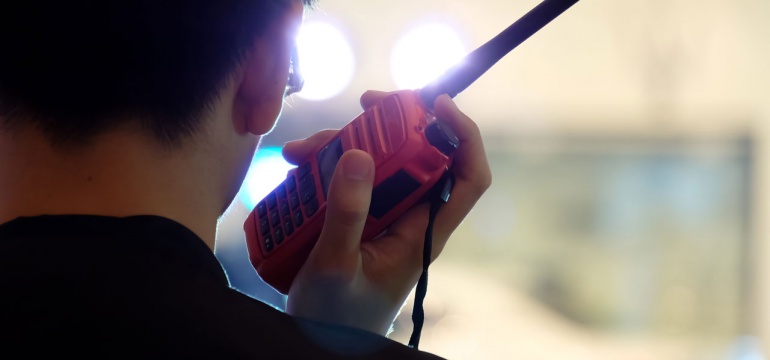 walkie talkie for cruise ships