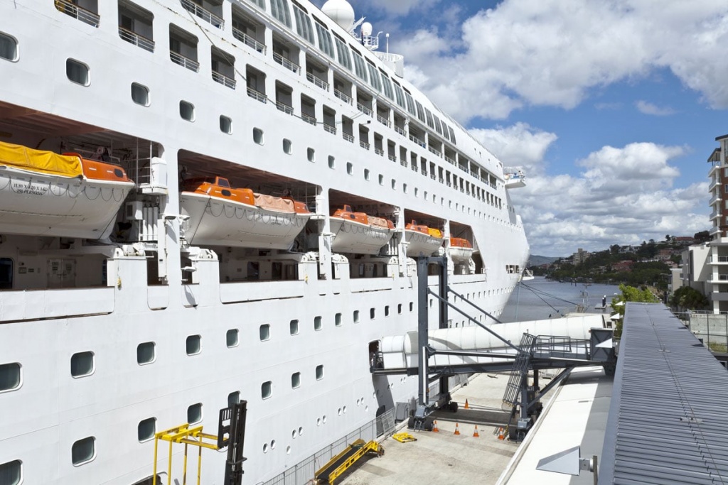 Cruise Ship at Port of Brisbane