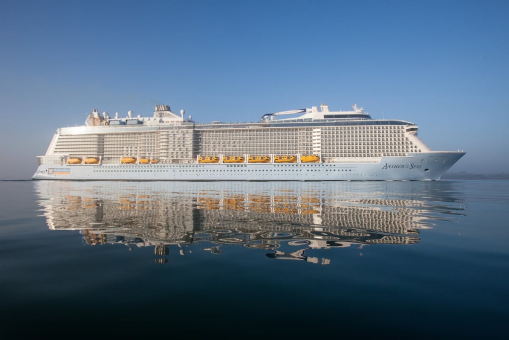 Anthem of the Seas in Southampton Cruise Port